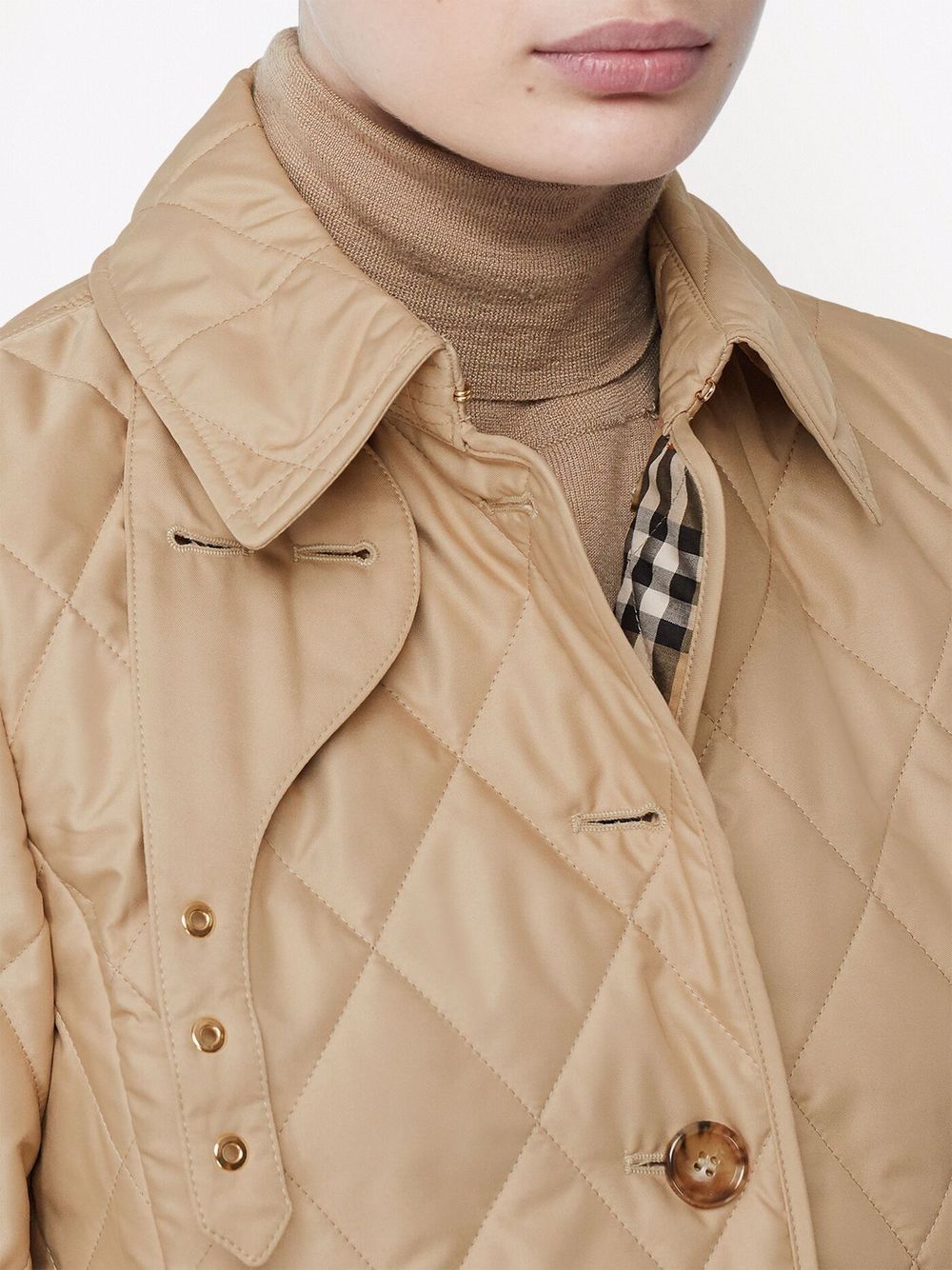 Burberry diamond-quilted jacket Burberry