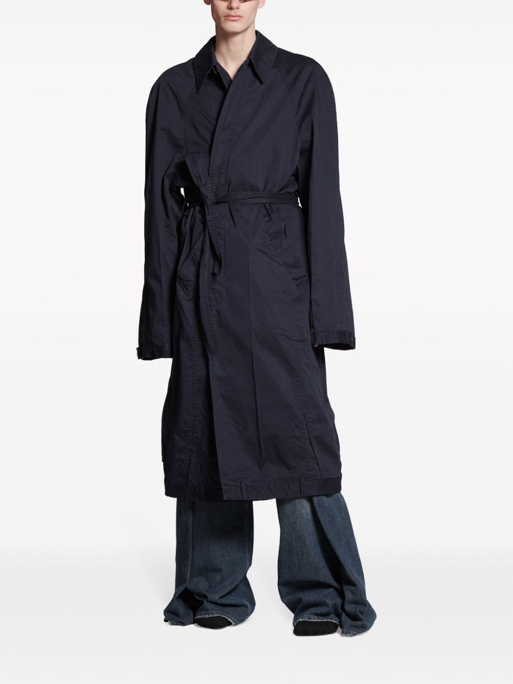Balenciaga deconstructed cotton coat Balenciaga