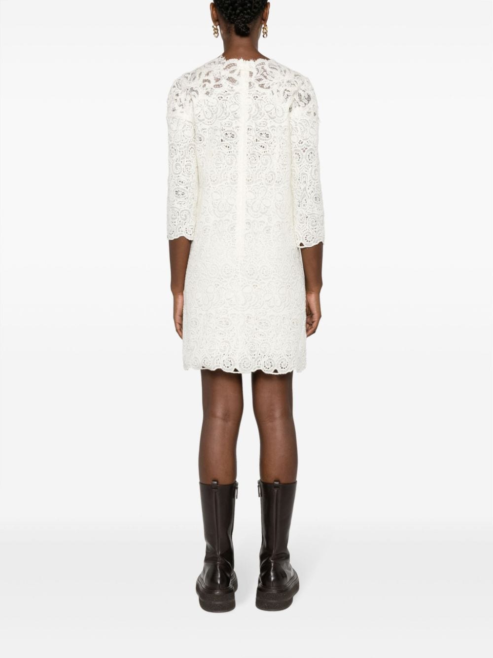 Ermanno Scervino Wool blend short dress Ermanno Scervino