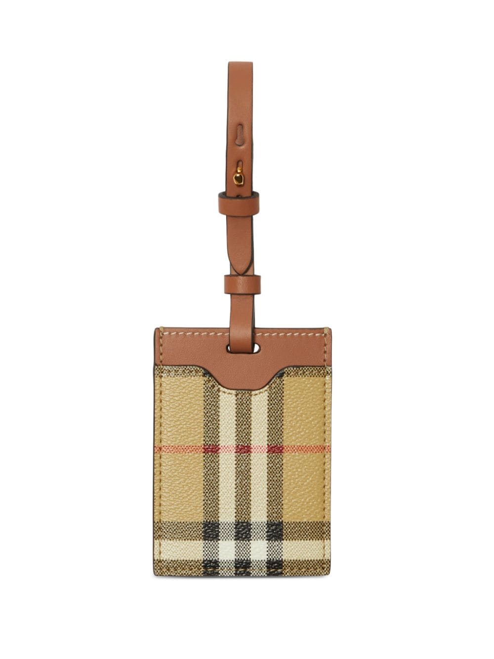 Burberry checkered luggage tag Burberry