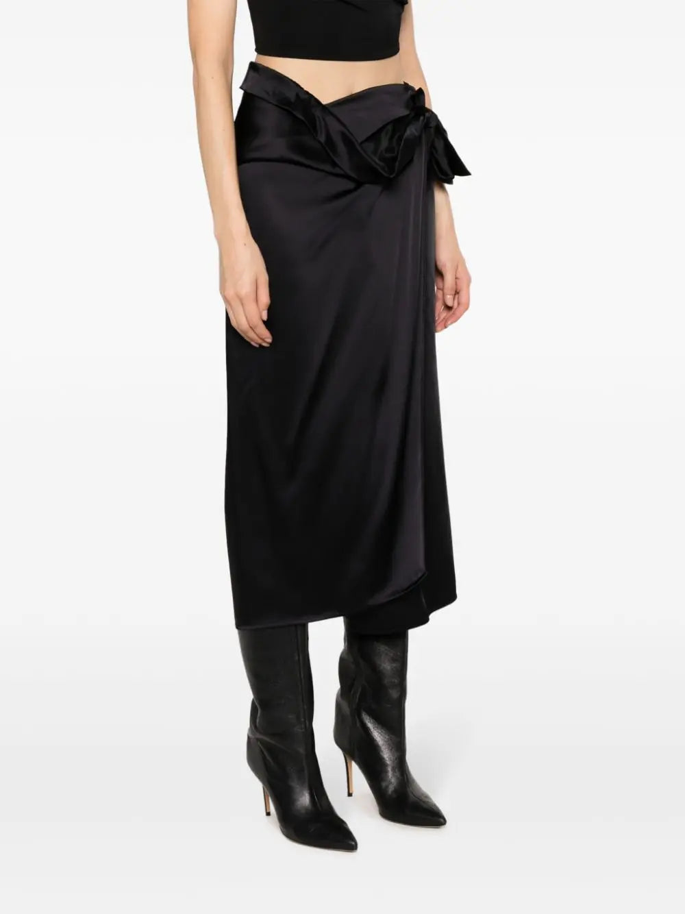 Erika Cavallini Semi-Couture Skirts Black Erika Cavallini Semi-Couture
