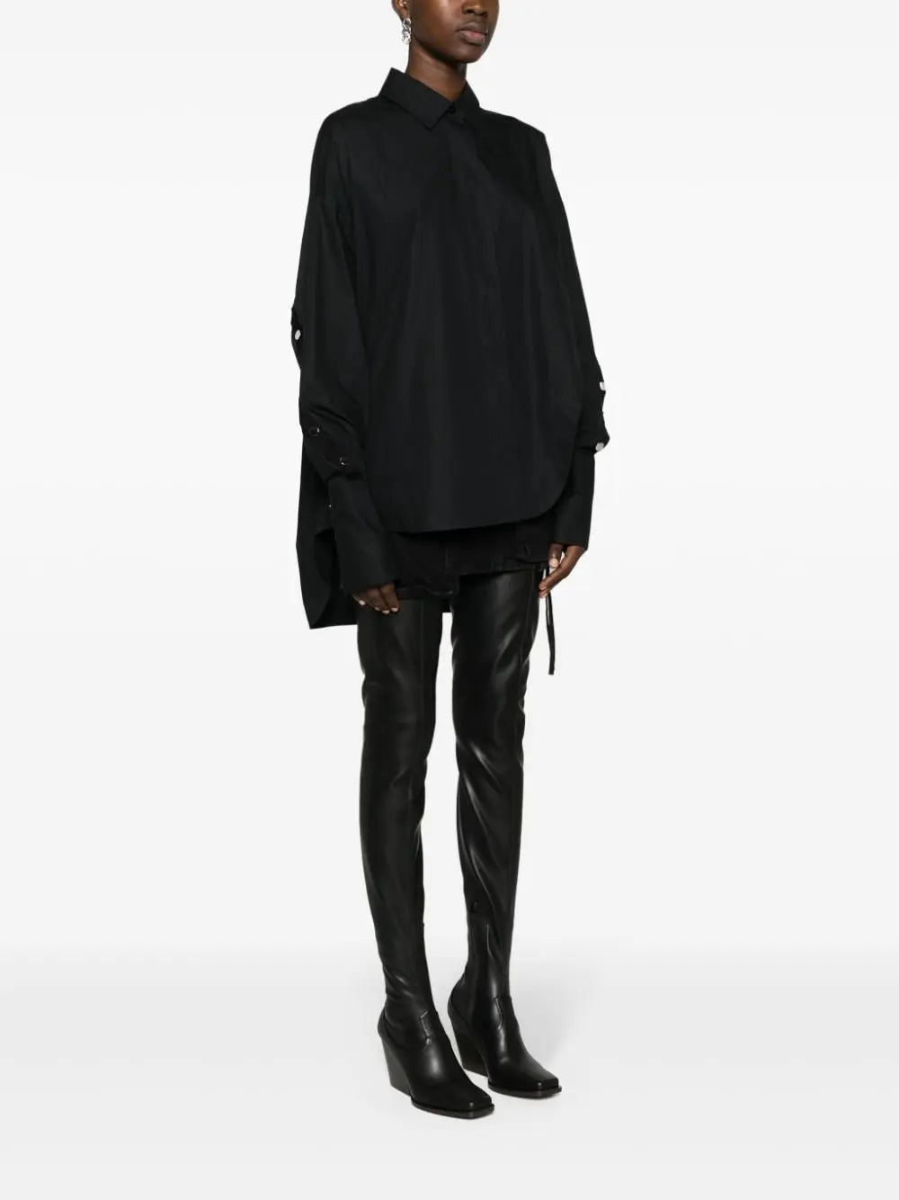 The Attico Shirts Black The Attico