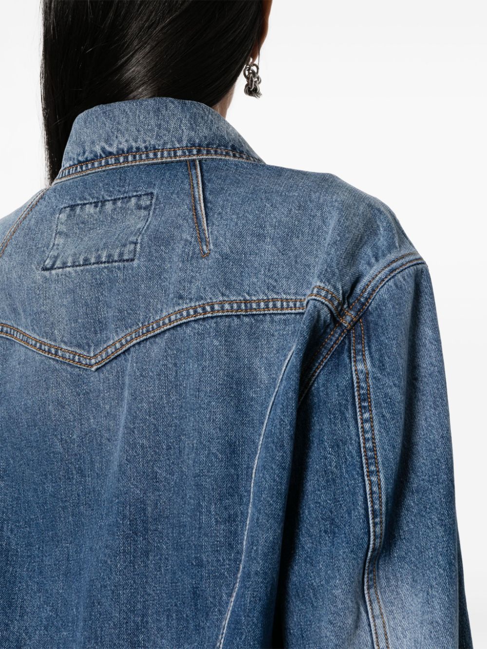 Alexander McQueen Cropped denim jacket Alexander McQueen