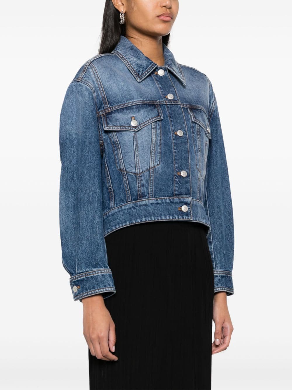 Alexander McQueen Cropped denim jacket Alexander McQueen