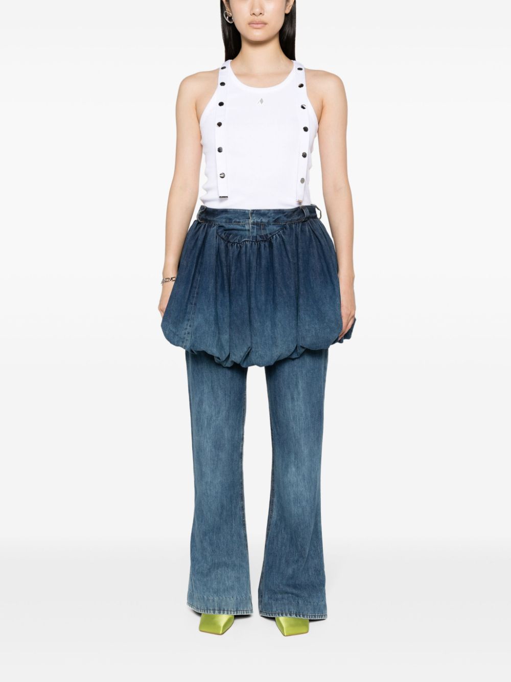 The Attico Top White The Attico