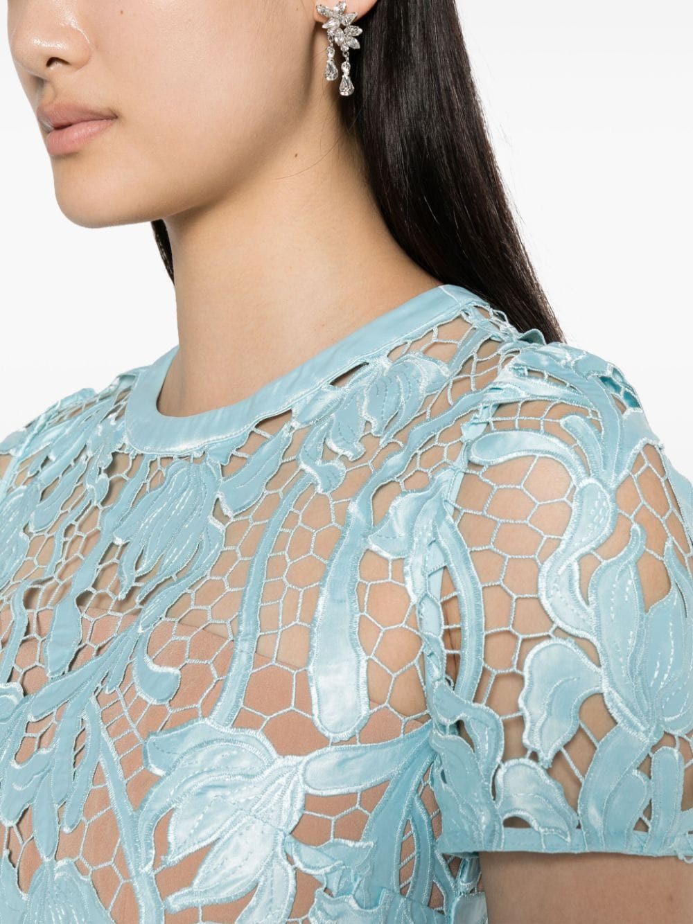 Self-Portrait Flared midi dress Self-Portrait