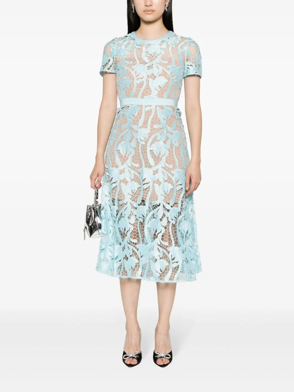 Self-portrait Dresses Clear Blue Self-Portrait