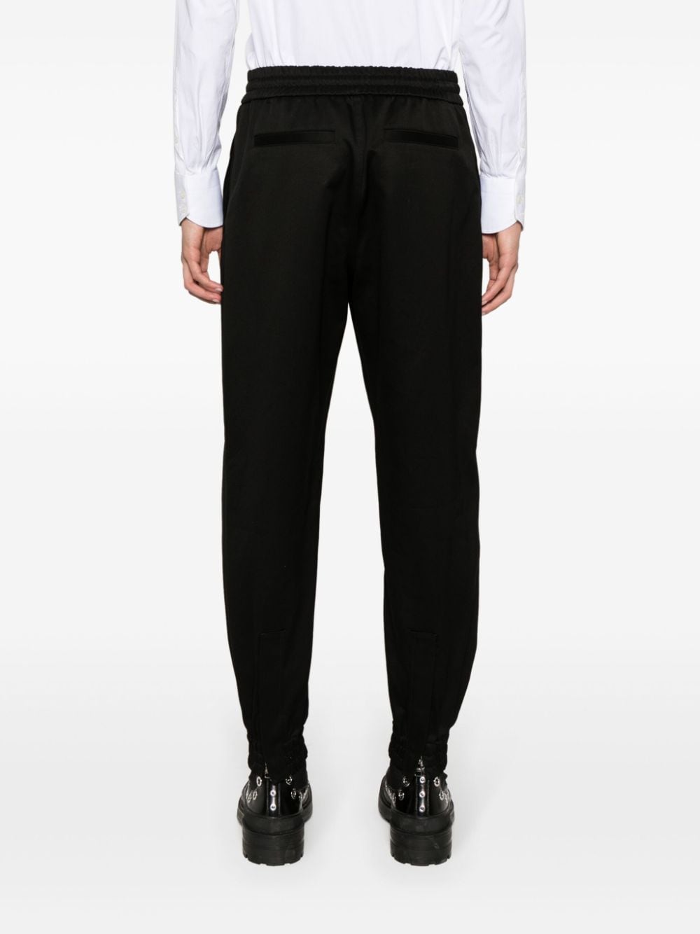 Alexander McQueen Tapered-leg cotton trousers Alexander Mcqueen