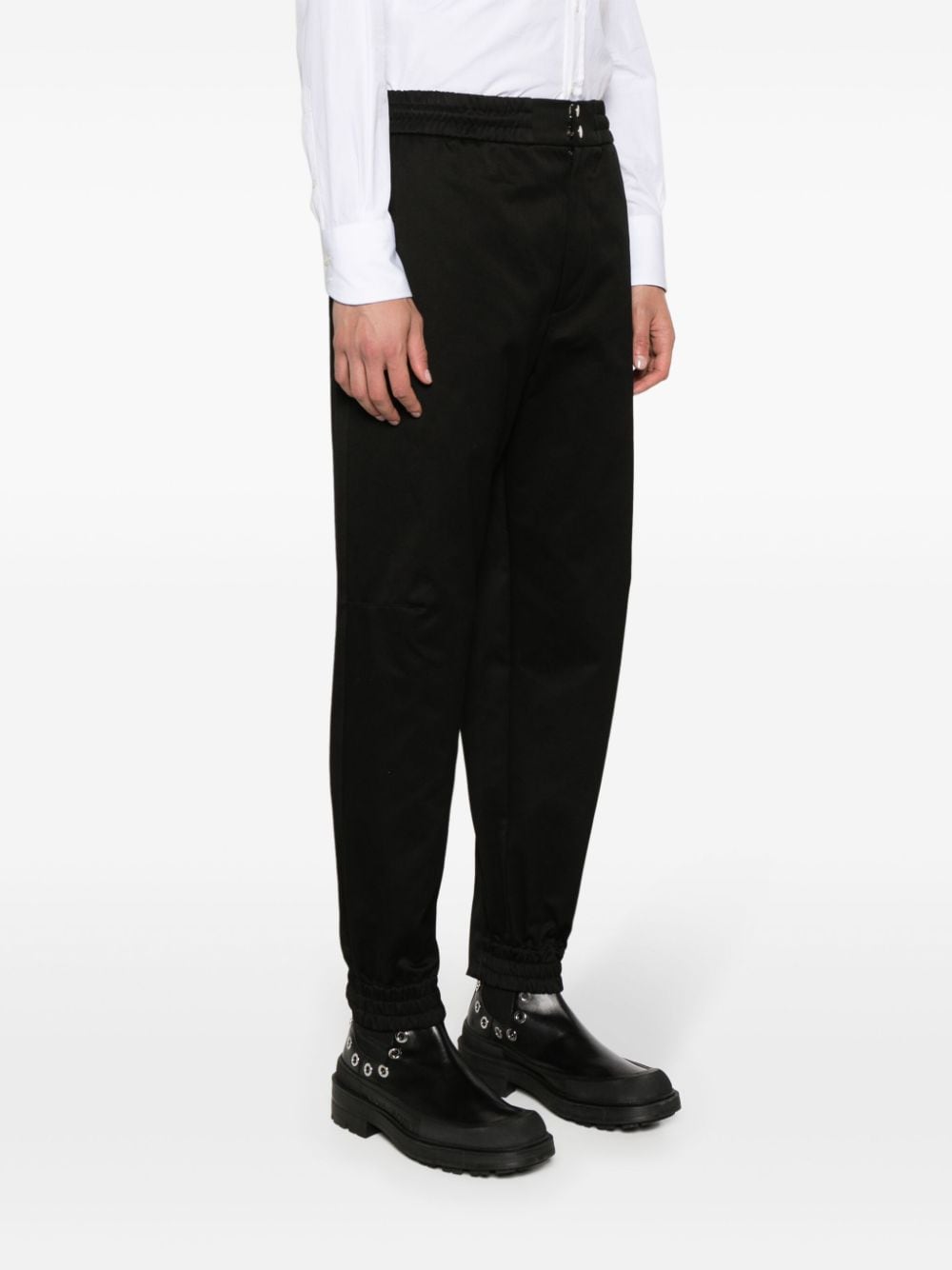 Alexander McQueen Tapered-leg cotton trousers Alexander McQueen