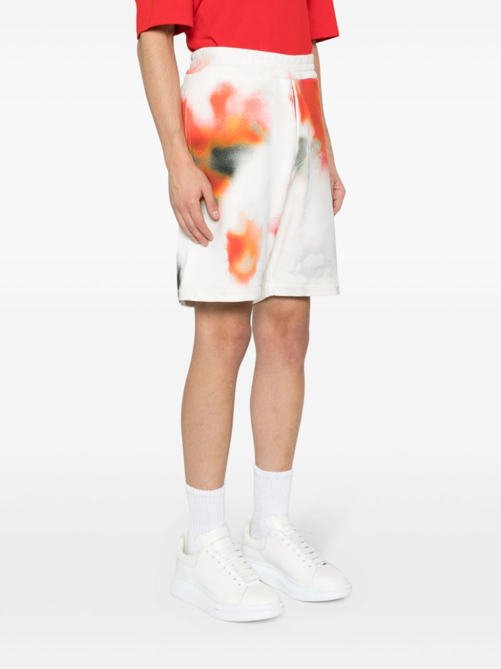 Alexander McQueen Tie-dye bermuda shorts Alexander McQueen