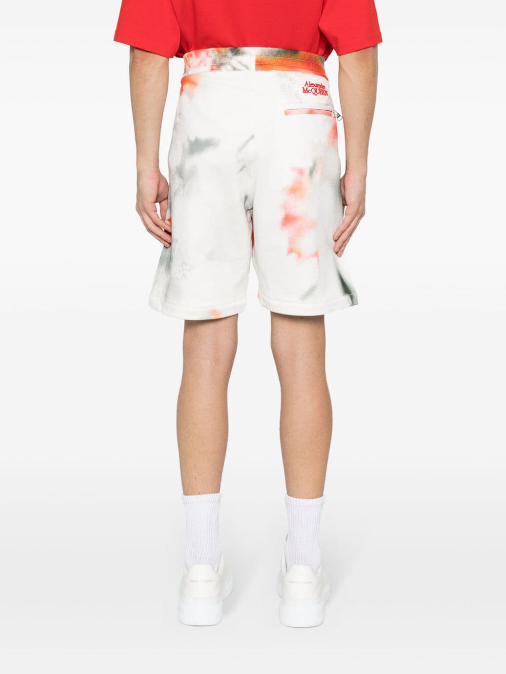Alexander McQueen Tie-dye bermuda shorts Alexander McQueen