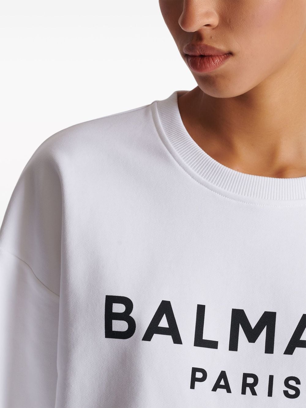 Balmain Logo-print cotton sweatshirt Balmain