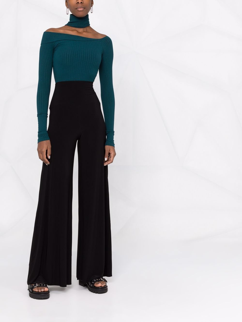 Norma Kamali Trousers Black Norma Kamali