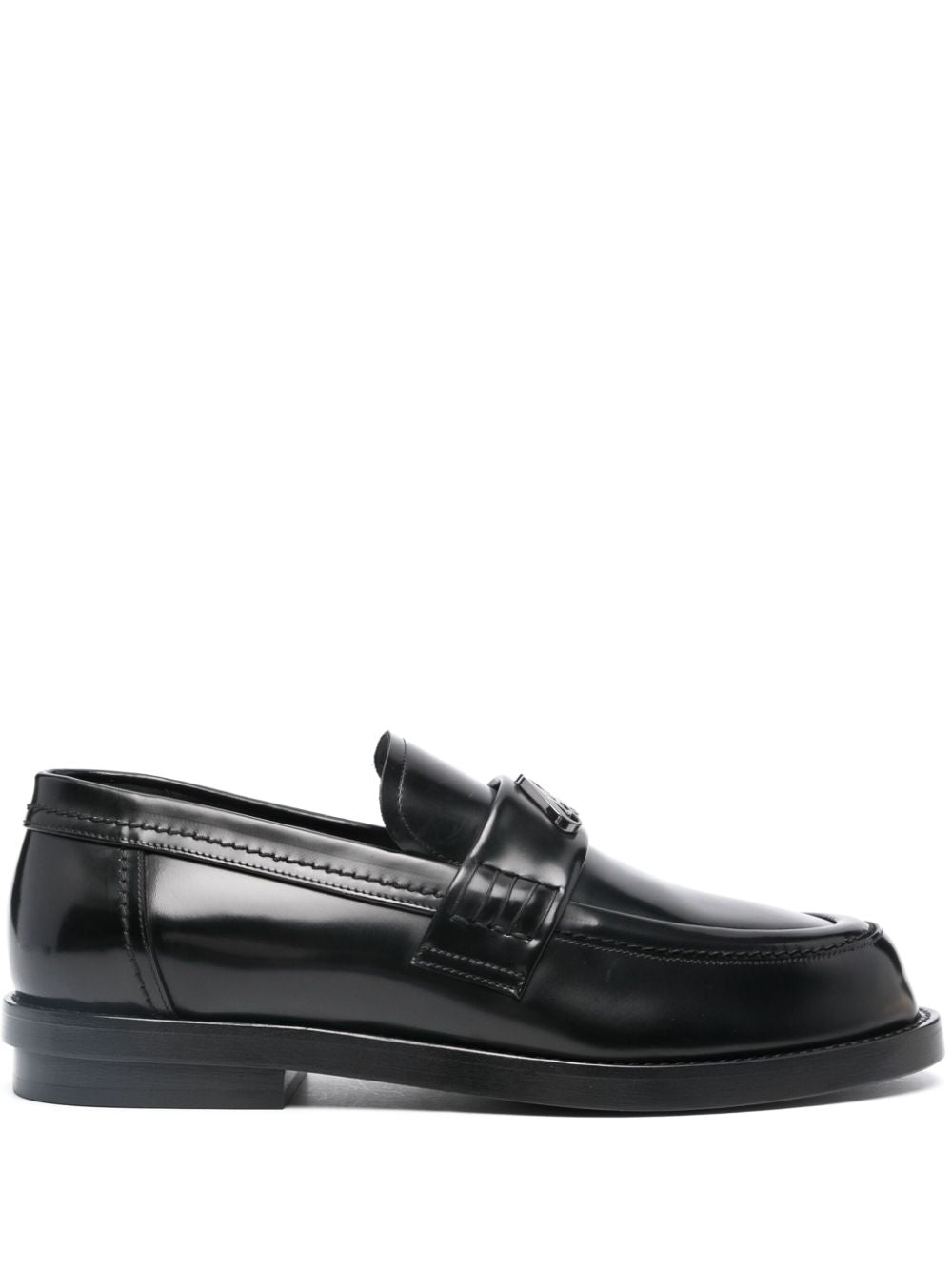 Alexander McQueen logo-plaque Leather Loafers Alexander Mcqueen