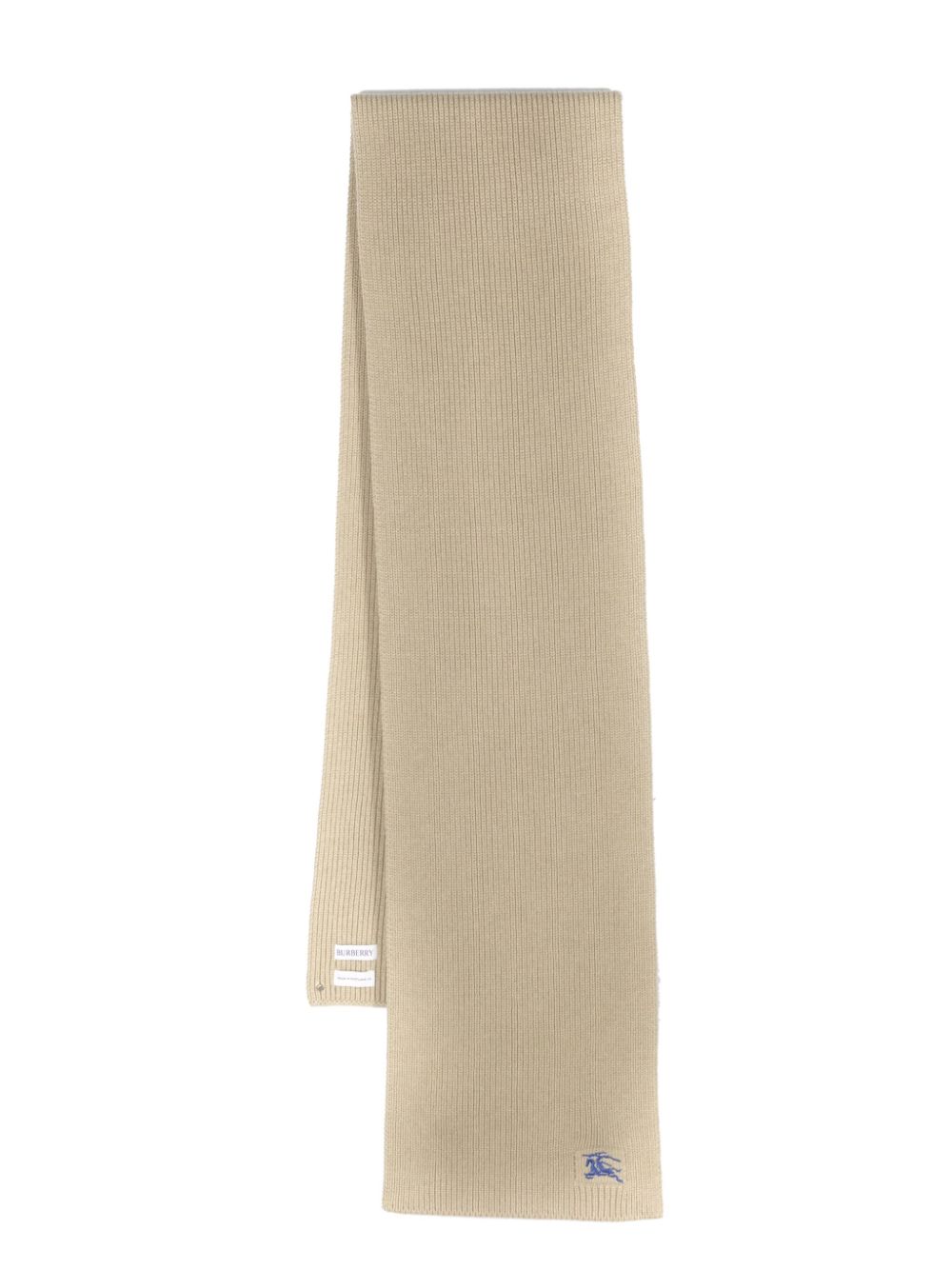 Burberry EKD-embroidered cashmere scarf Burberry