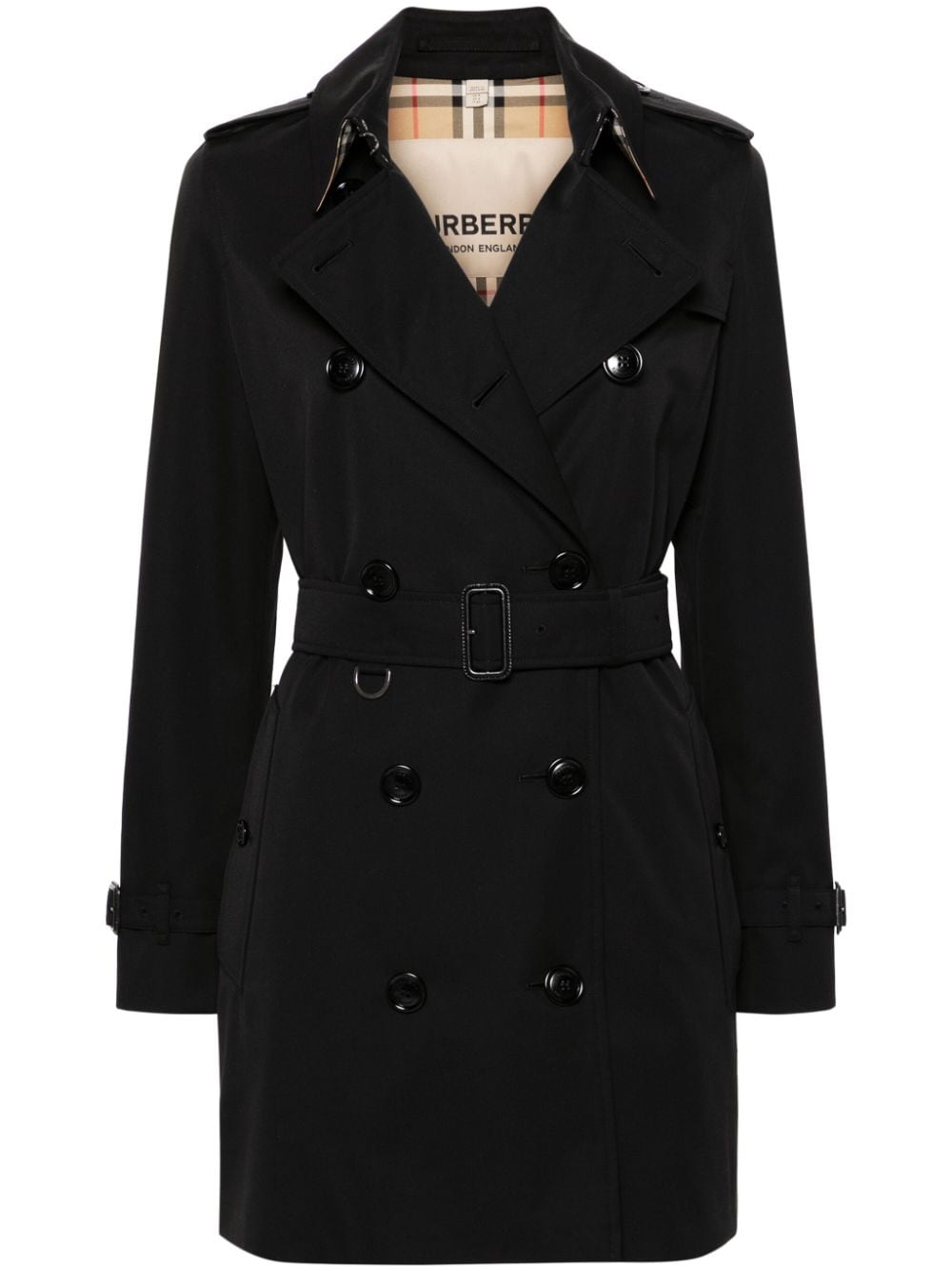 Burberry Coats Black Burberry