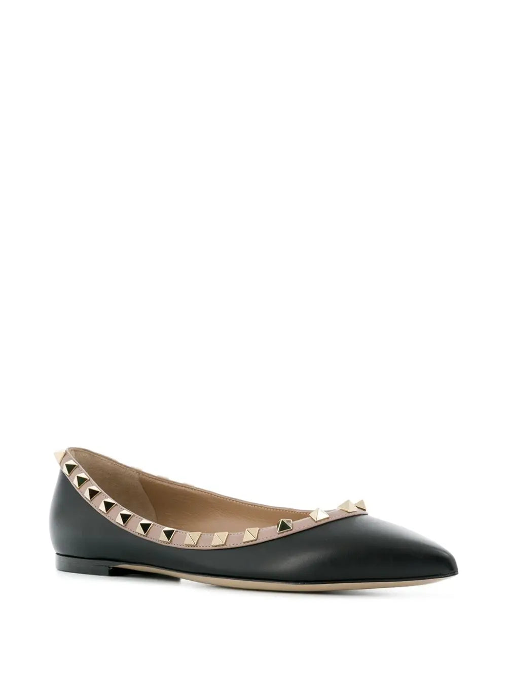 Valentino Garavani Rockstud-embellished ballerina shoes Valentino Garavani