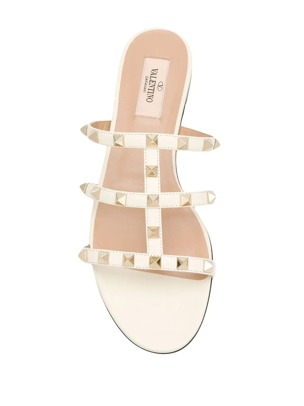 Valentino Garavani Rockstud Flat Slide Sandal Valentino Garavani
