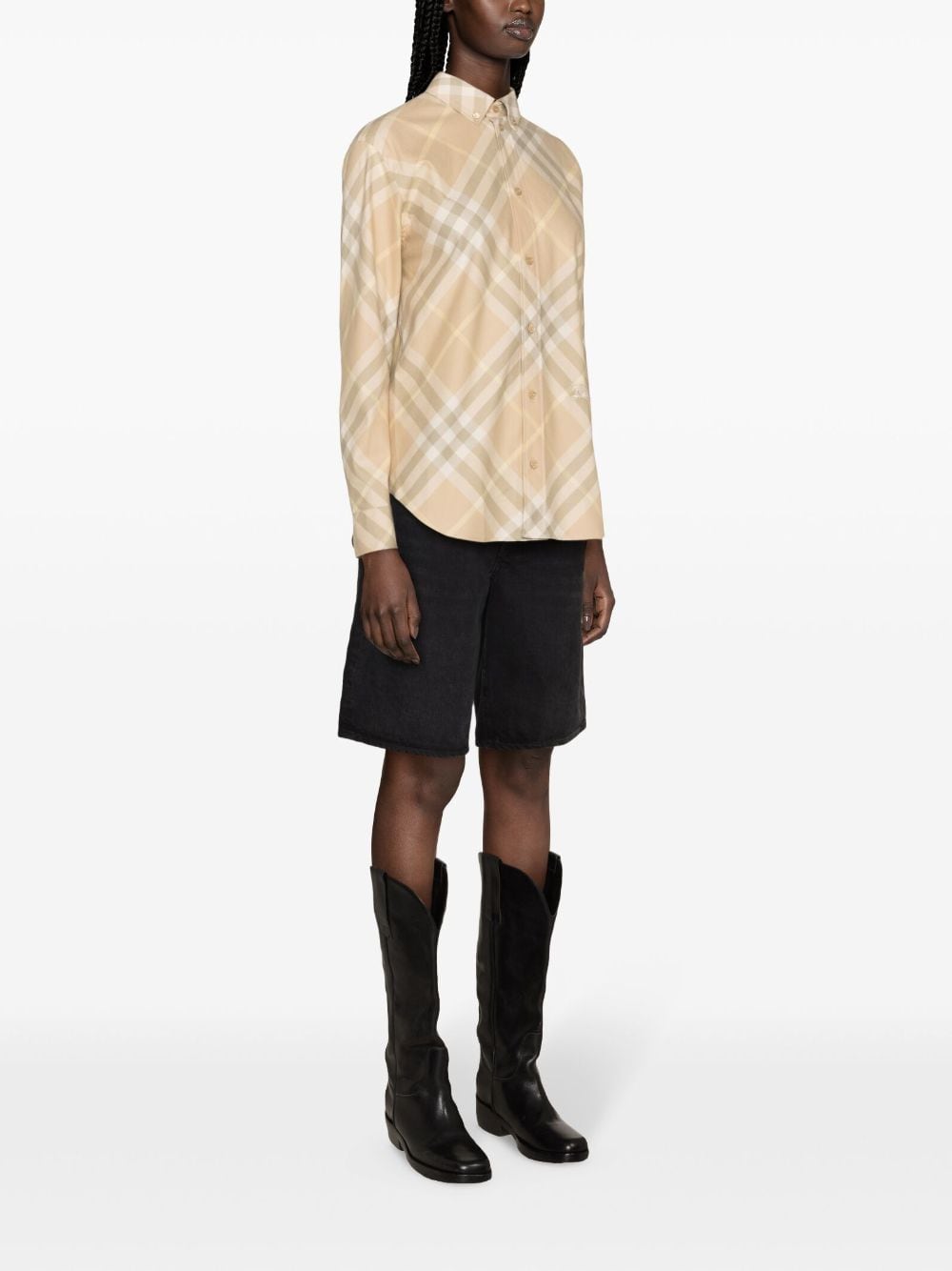 Burberry check motif shirt Burberry