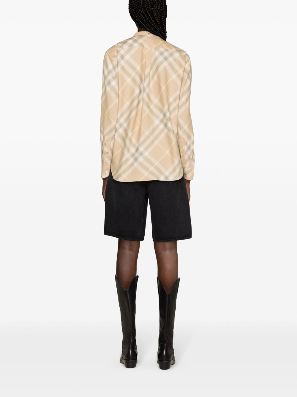 Burberry check motif shirt Burberry