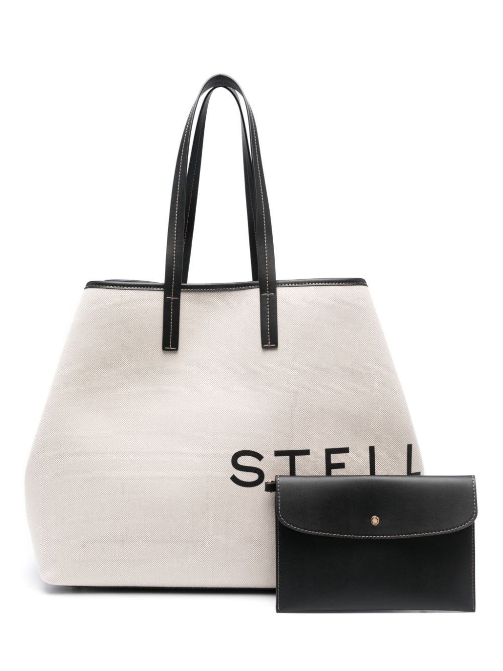 Stella McCartney logo-print detachable-purse bag Stella McCartney