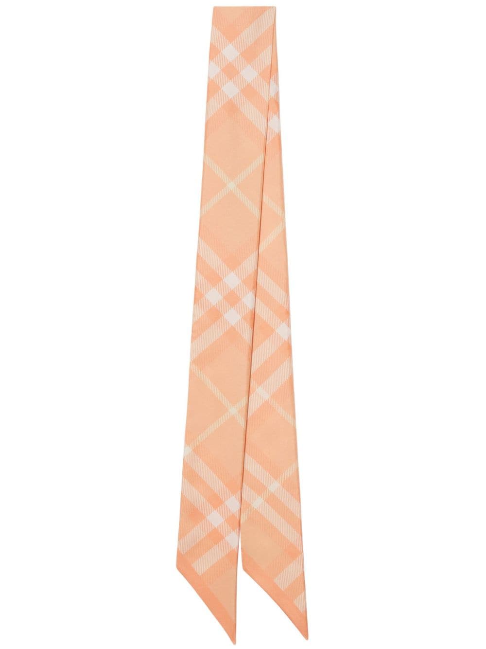 Burberry Skinny Check Silk Scarf Burberry