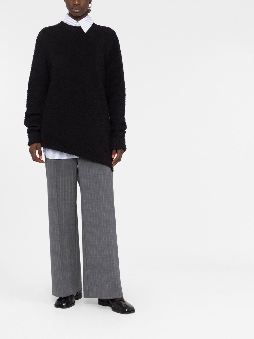 Maison Margiela Four-stitch brushed jumper Maison Margiela