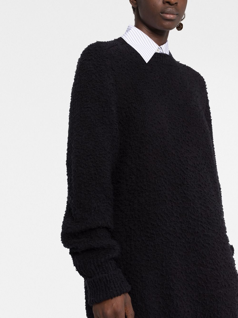 Maison Margiela Four-stitch brushed jumper Maison Margiela