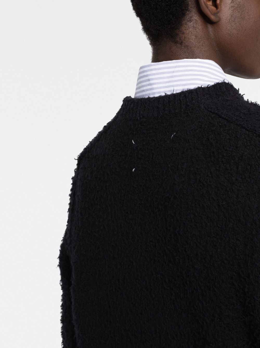 Maison Margiela Four-stitch brushed jumper Maison Margiela