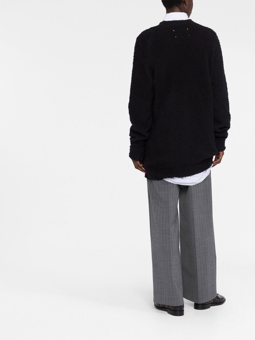 Maison Margiela Four-stitch brushed jumper Maison Margiela