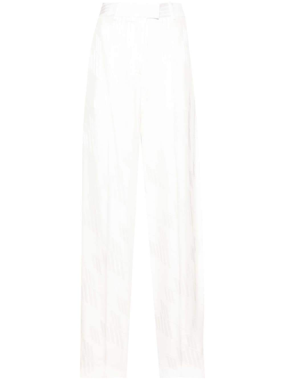 The Attico Trousers White The Attico