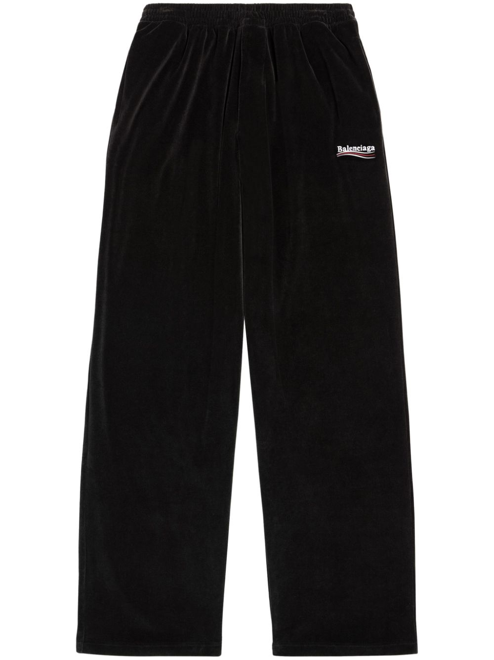 Balenciaga logo embroidered track pants Balenciaga