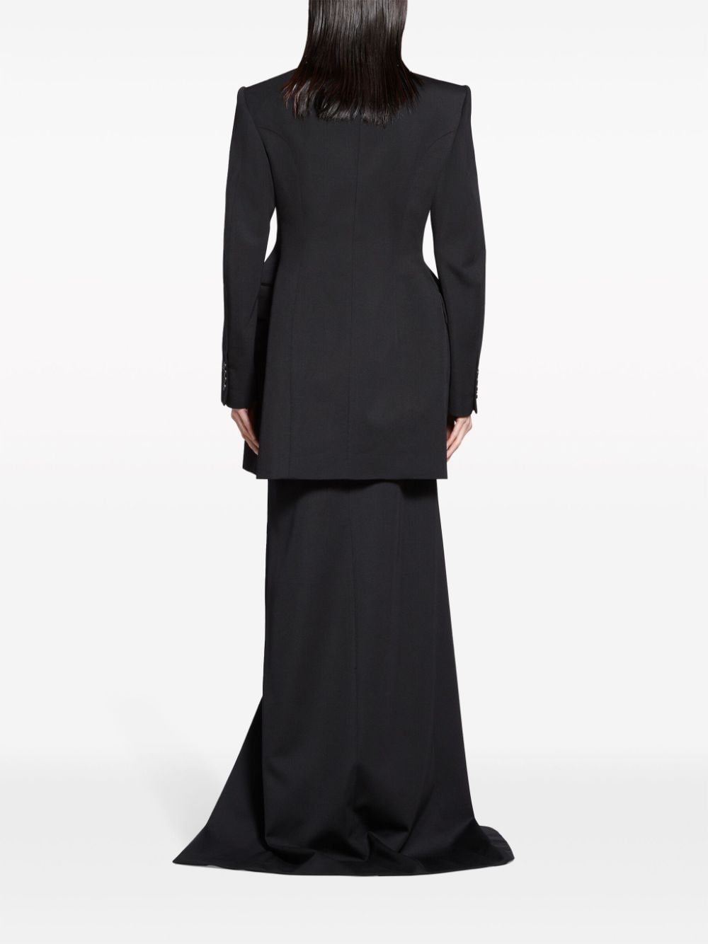 Balenciaga Hourglass Virgin Wool Double-breasted Blazer Balenciaga