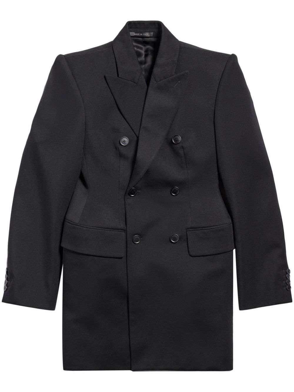 Balenciaga Hourglass Virgin Wool Double-breasted Blazer Balenciaga