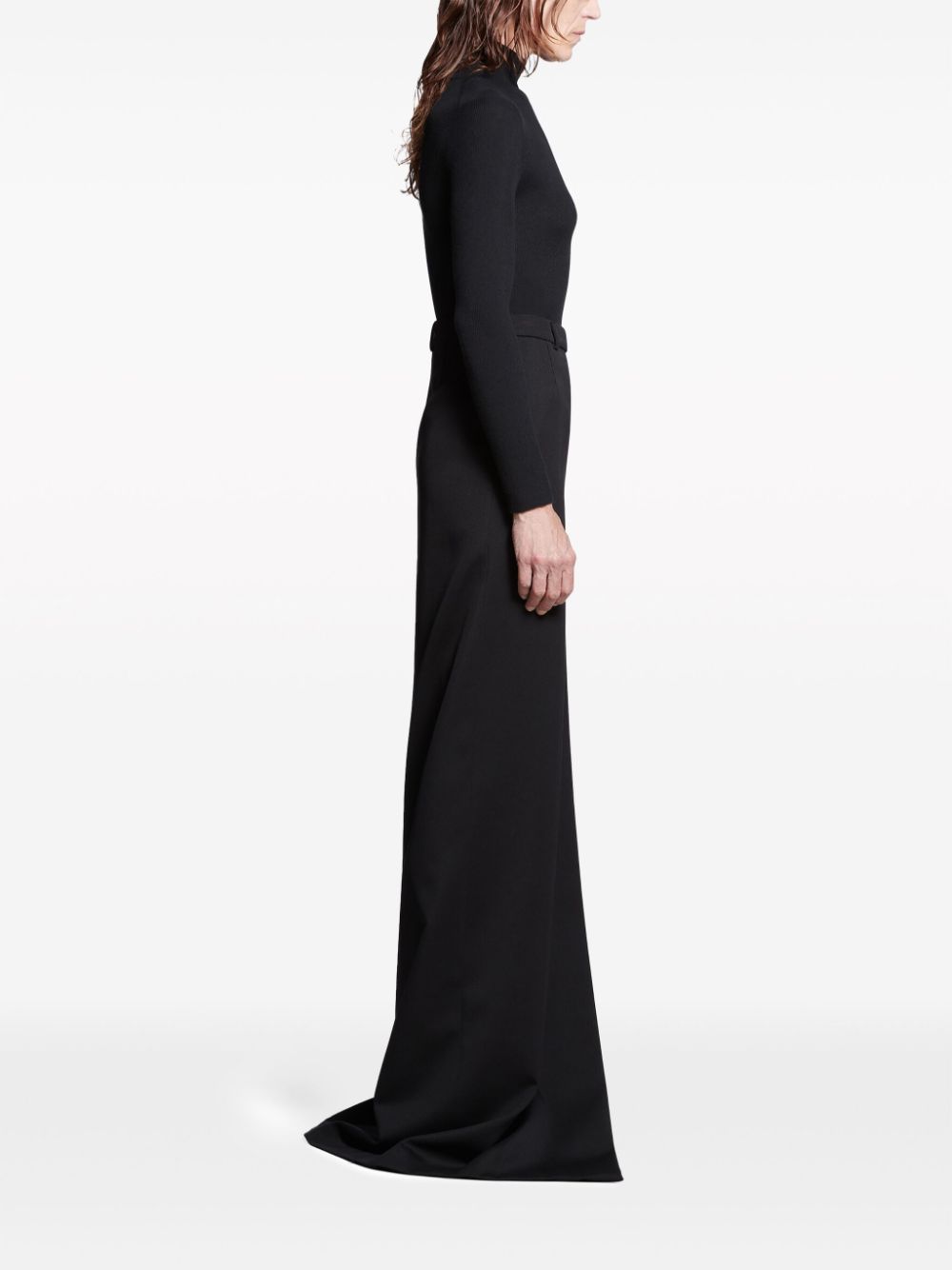 Balenciaga slit tailored maxi skirt Balenciaga