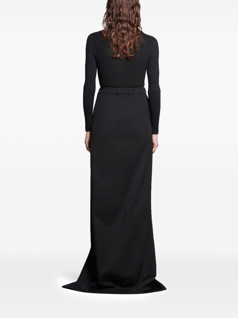 Balenciaga slit tailored maxi skirt Balenciaga