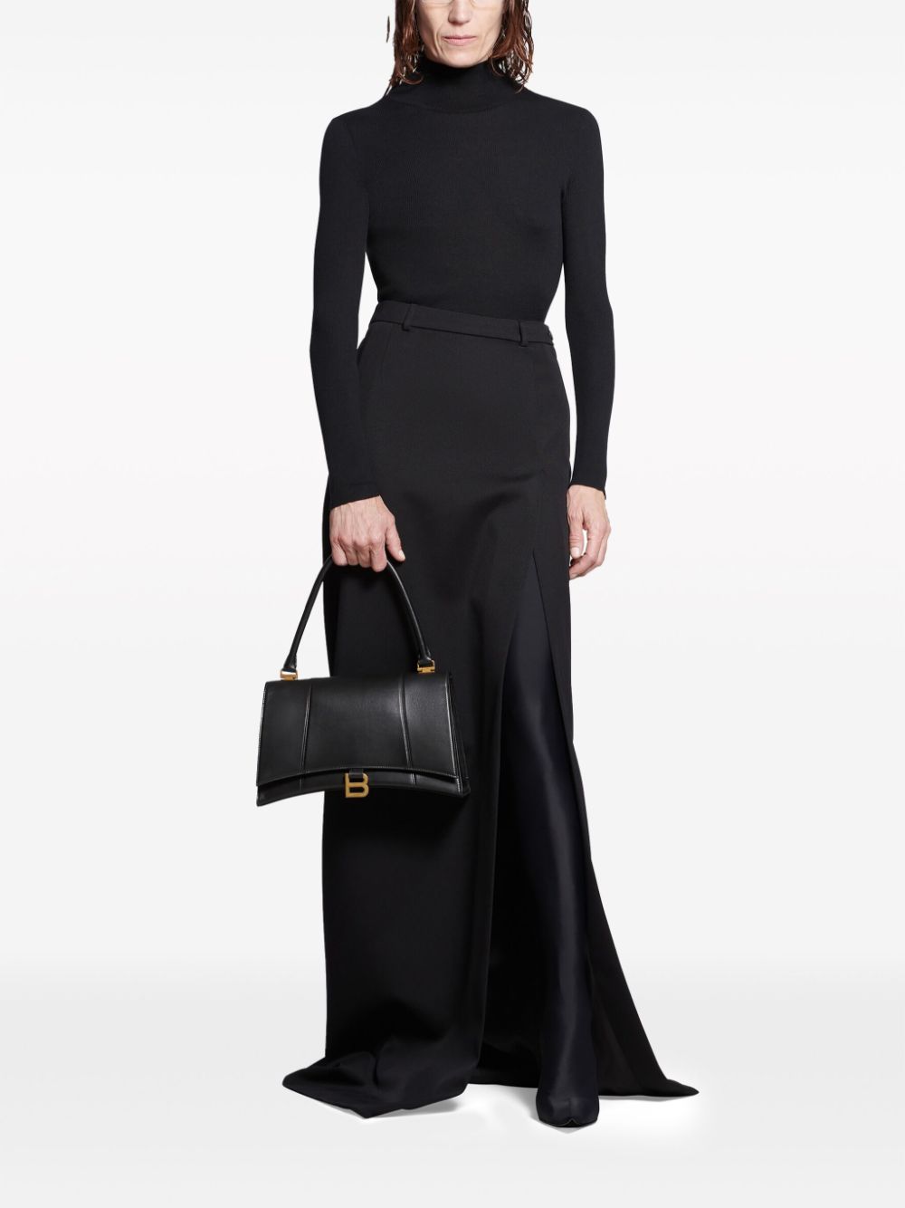 Balenciaga slit tailored maxi skirt Balenciaga