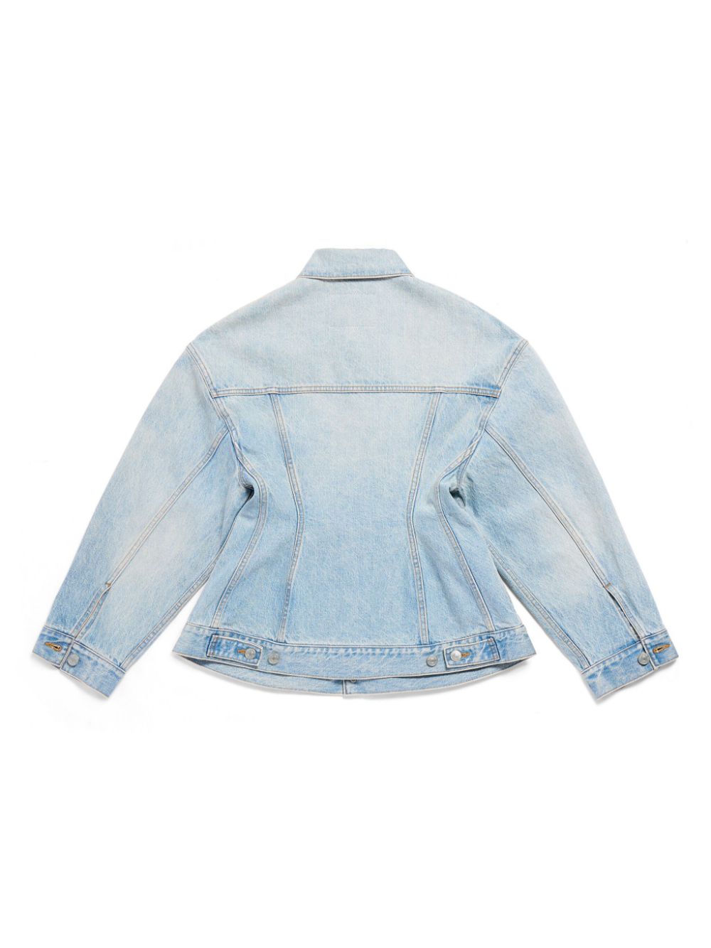 Balenciaga Hourglass silhouette denim jacket Balenciaga