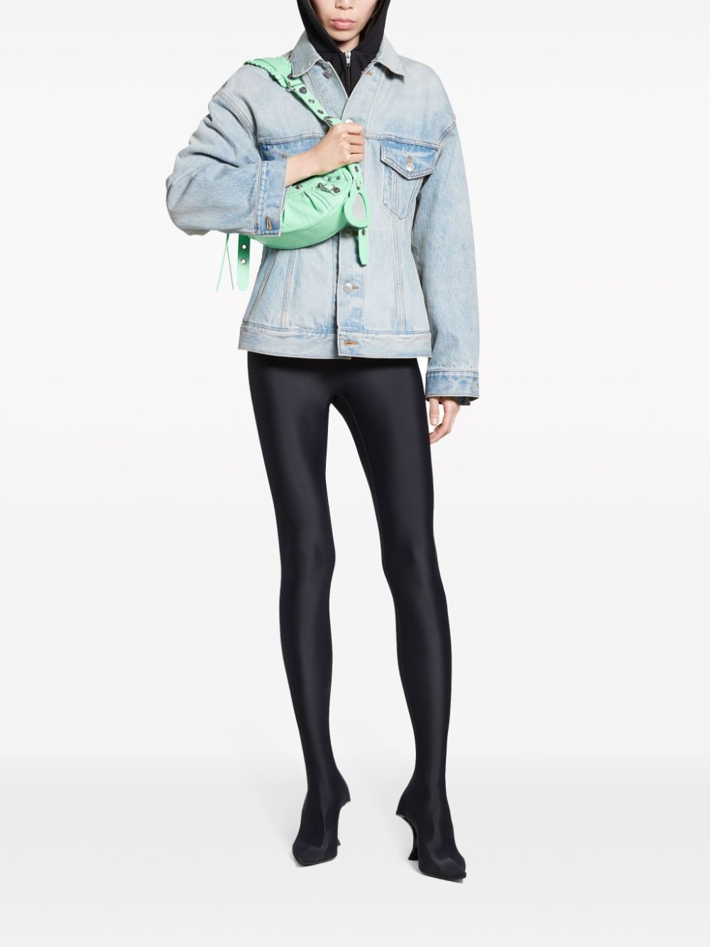 Balenciaga Hourglass silhouette denim jacket Balenciaga