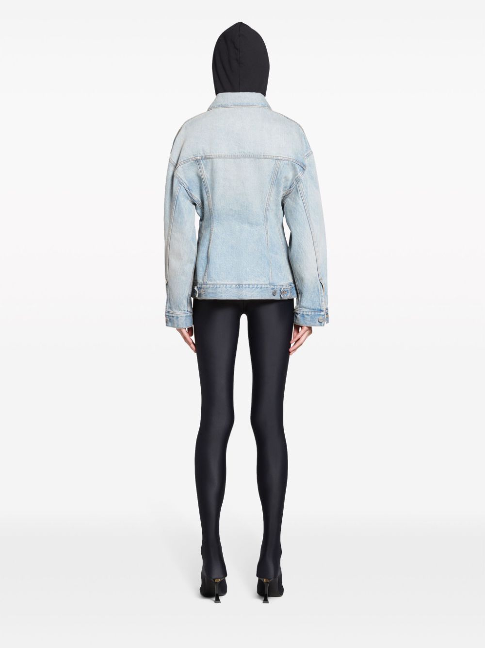 Balenciaga Hourglass silhouette denim jacket Balenciaga