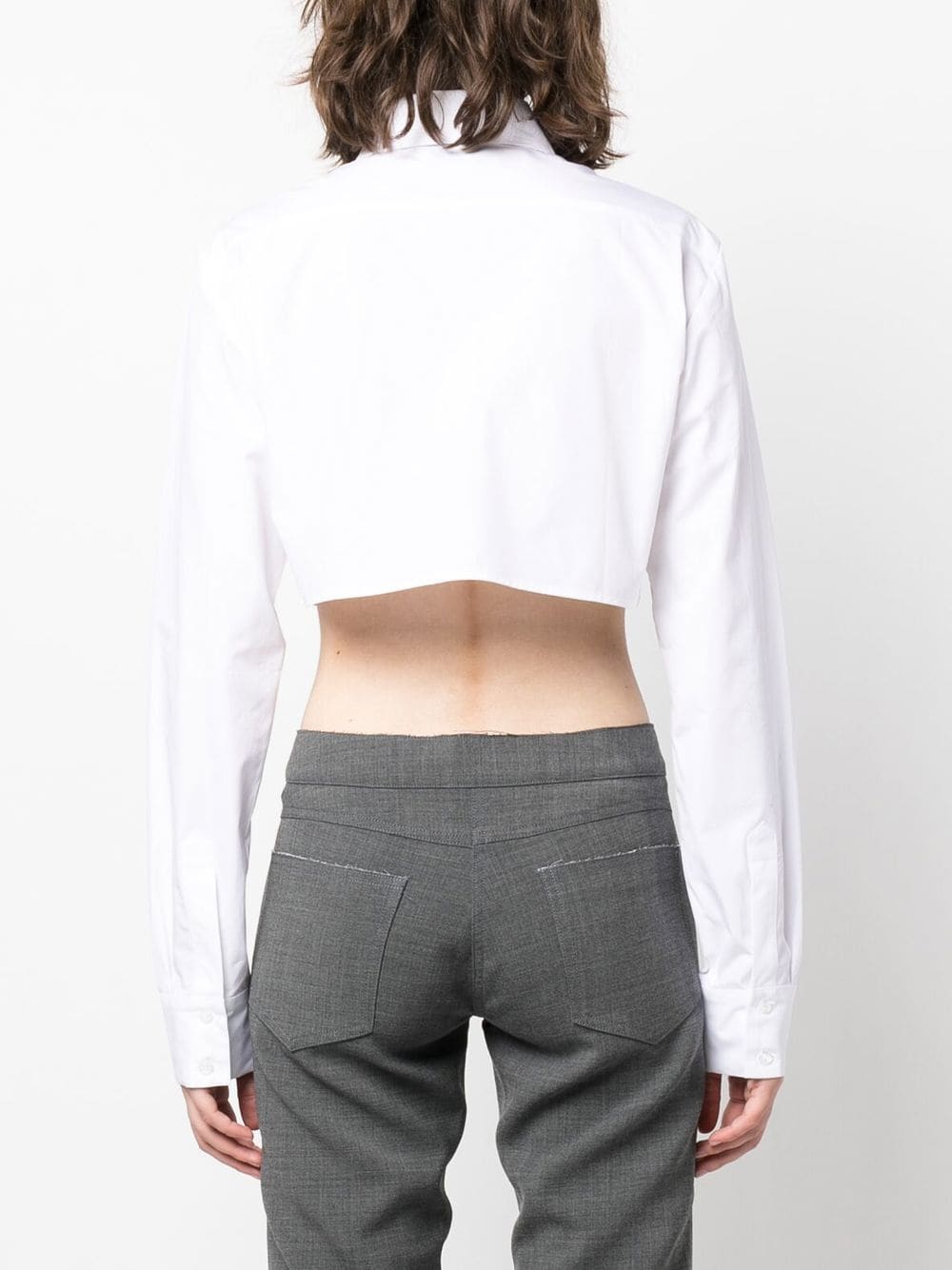 Coperni Cropped cotton shirt Coperni