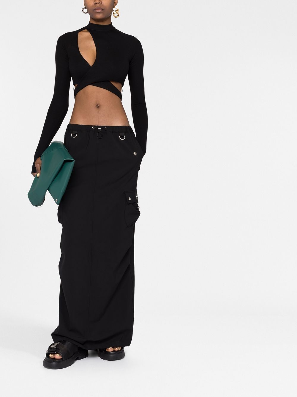 Coperni Tailored cargo maxi skirt Coperni