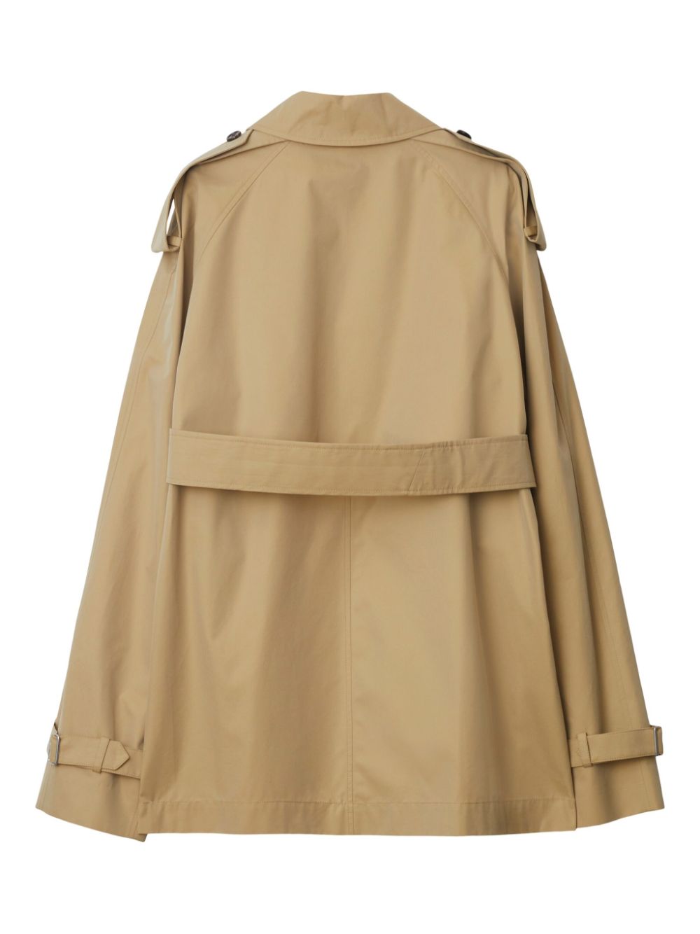Burberry Belted Cotton Trench Coat Burberry