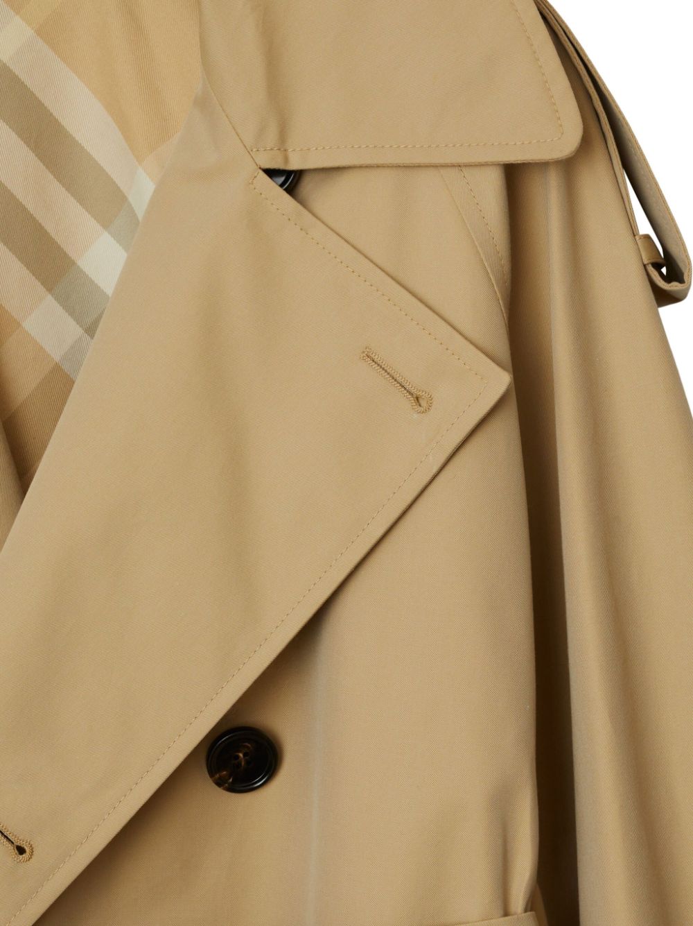 Burberry Belted Cotton Trench Coat Burberry