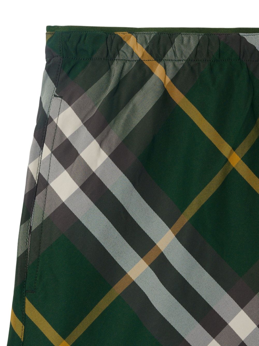 Burberry checkered twill swim shorts Burberry
