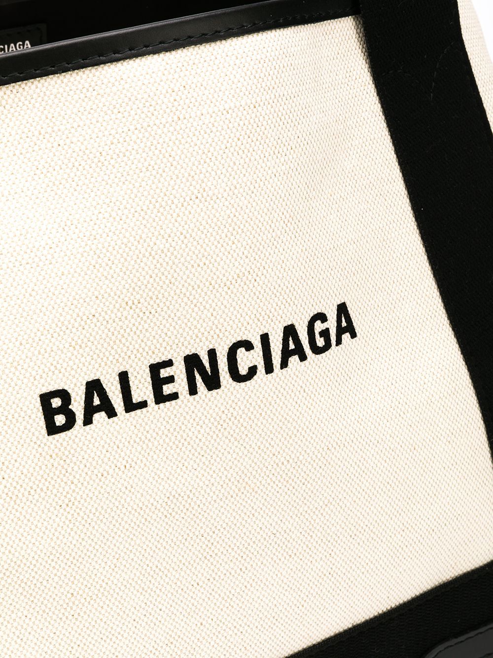 Balenciaga canvas tote with removable pouch Balenciaga