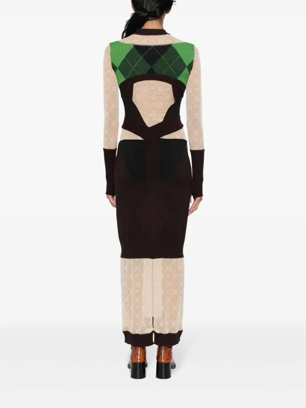MARINE SERRE Dresses Green Marine Serre