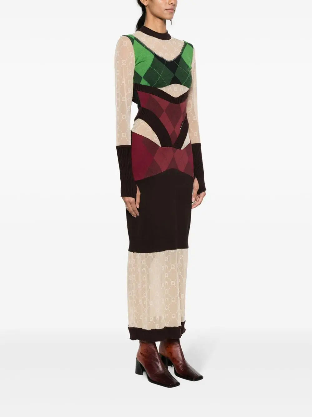 MARINE SERRE Dresses Green Marine Serre