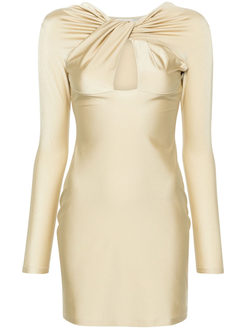 Coperni Cut-out twisted mini dress Coperni
