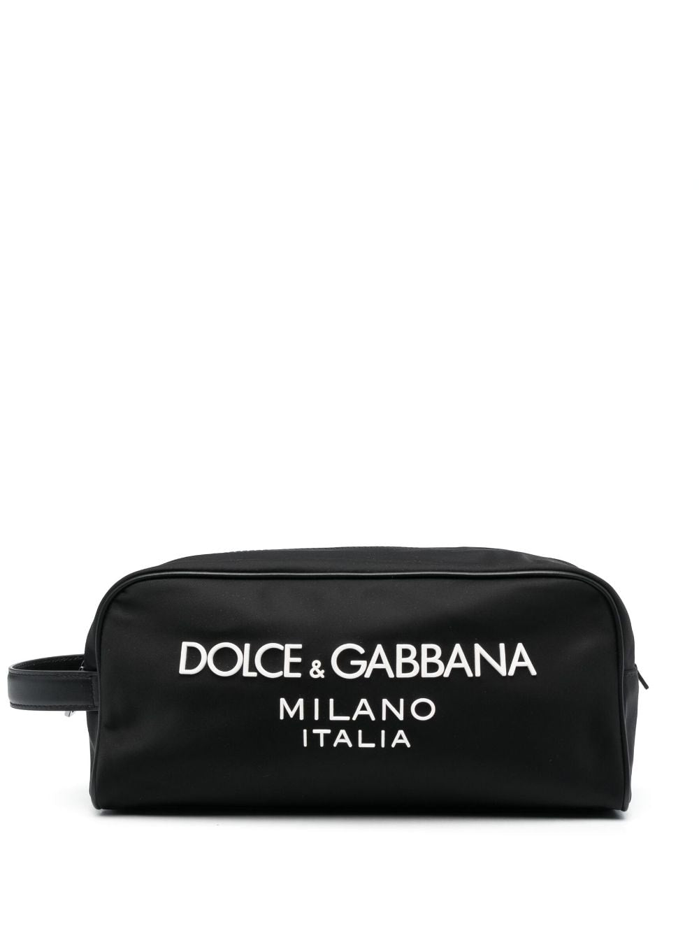 Dolce & Gabbana Nylon toiletry bag with rubberized logo Dolce & Gabbana